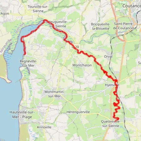 度假居 De Valerie Et De Frederic Maza Quettreville-sur-Sienne